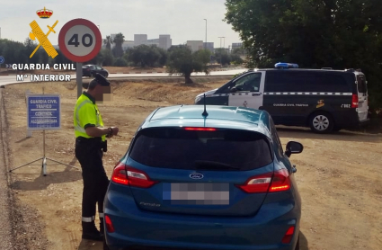 Control de la Guardia Civil.