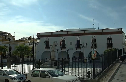 Plaza de España de Barcarrota.