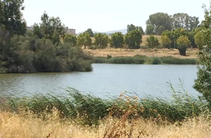 Orilla del Guadiana a su paso por Mérida
