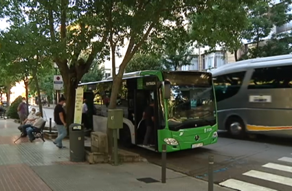 Autobús urbano en Cáceres