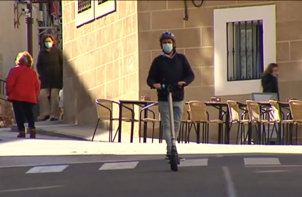 Usuario del patinete eléctrico