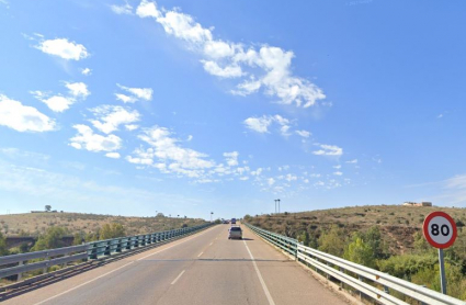 Puente Rodríguez Ibarra, cerca de Villanueva de la Serena