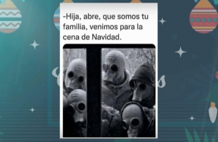 Meme de la nochebuena en pandemia