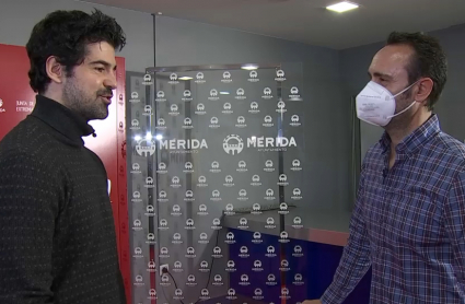 Miguel Ángel Muñoz durante su entrevista con Extremadura Noticias