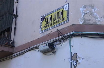Cámara de vigilancia en la Calle San Juan