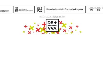 La web de resultados de la consulta popular, sin datos durante horas