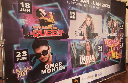 Cartel musical de la Feria de San Juan
