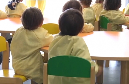 Alumnos en aula de infantil