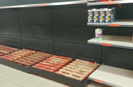 Desabastecimiento en supermercados