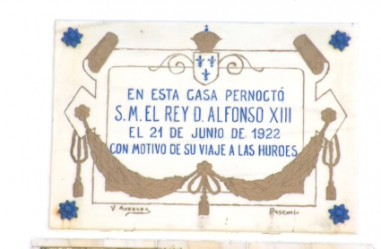 Casa donde se hospedó Alfonso XIII