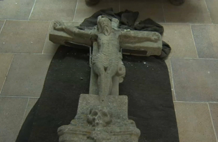 Imagen del Cristo Borrero hallado en Alburquerque 
