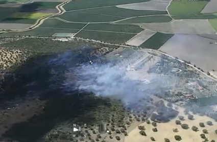 Incendio forestal Villar de Rena