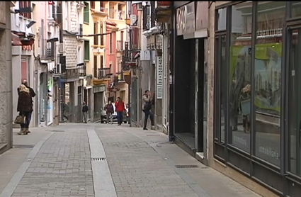 Calle Talavera, en Plasencia