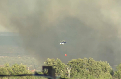 Incendio Villanueva de La Vera sábado 30 julio