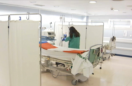 Cama de un hospital extremeño