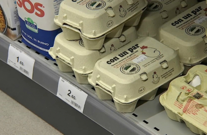 Alimentos en un supermercado