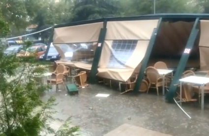 Incidencias por lluvia y viento en Badajoz