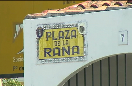 Plaza de la rana en Badajoz