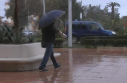 Lluvia, paraguas