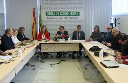 Firma del acuerdo SES-sindicatos