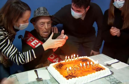 José Iglesias, el "abuelo de Montehermoso"