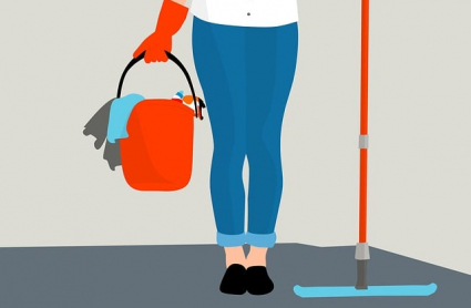 Mujer empleada de hogar