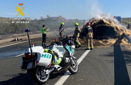 Corte autovía A-66 por incendio de camión