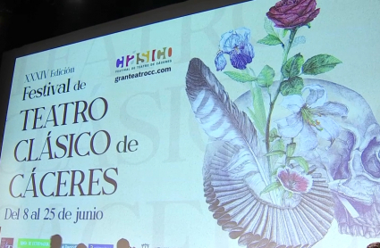 Cartel de la XXXIV Festival Teatro Clásico de Cáceres.