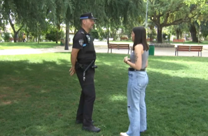 Poli que salvó la vida a un vecino de una atragantamiento