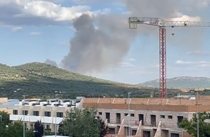 Incendio en Sierra de Fuentes