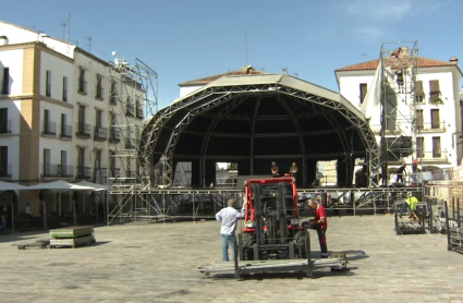 Preparativos del WOMAD