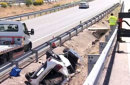 Accidente en la A-5 cerca de Jaraicejo