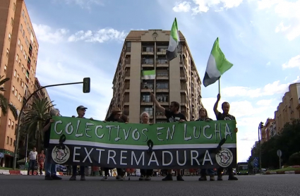 Manifestación en Cáceres