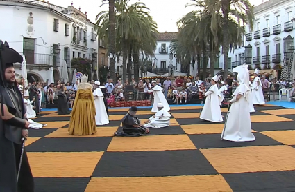 ajedrez viviente de Zafra