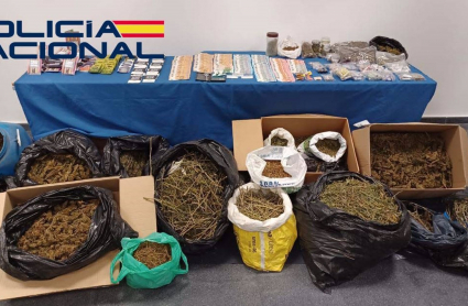 Droga incautada por la Policía Nacional