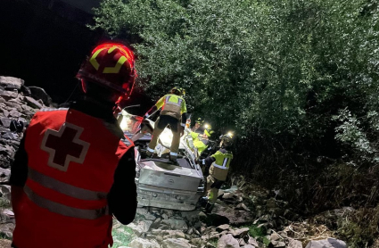 Accidente coche en N-435