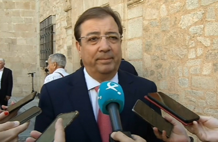 Fernández Vara, hoy en Cáceres