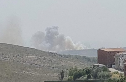 Incendio en Jaraíz de la Vera