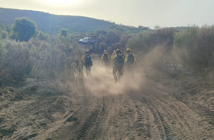 Incendio en Valencia de Alcántara