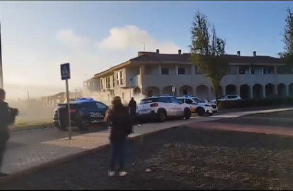 Momento de la detención del conductor