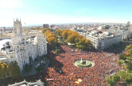 Protesta en Madrid