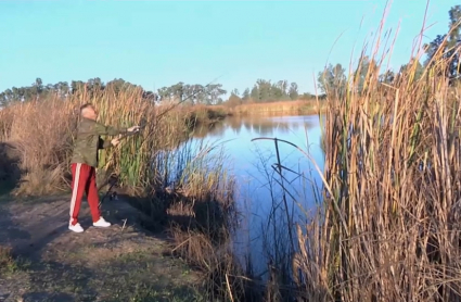 Pescadores en Badajoz