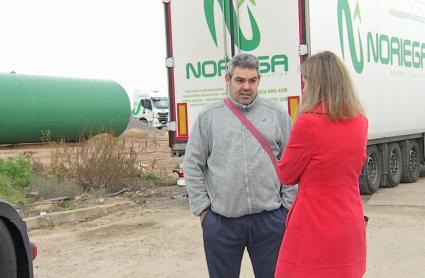 Camionero afectado por las protestas
