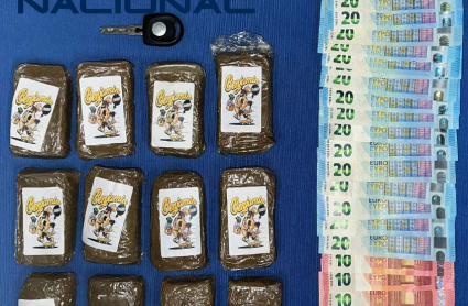 Droga intervenida en Badajoz