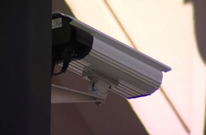 Cámara de vigilancia de tráfico.