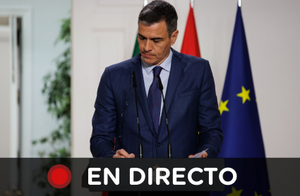 Sánchez desvelará hoy si sigue en La Moncloa o dimite mientras Gobierno y PSOE esperan en vilo su decisión