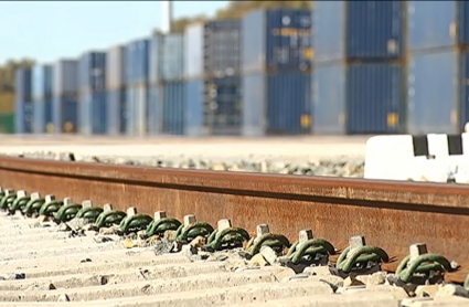 Transporte de contenedores por ferrocarril