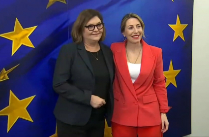 Reunión de la presidenta de la Junta con la comisaria europea