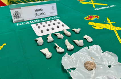 Droga intervenida en Cáceres